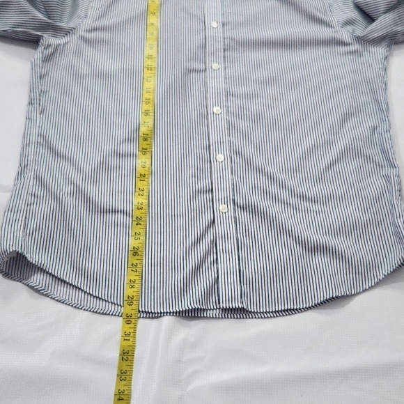MICHAEL Kors Slim Fit Men Stripes Button Down Dress Shirts - Picture 5 of 9